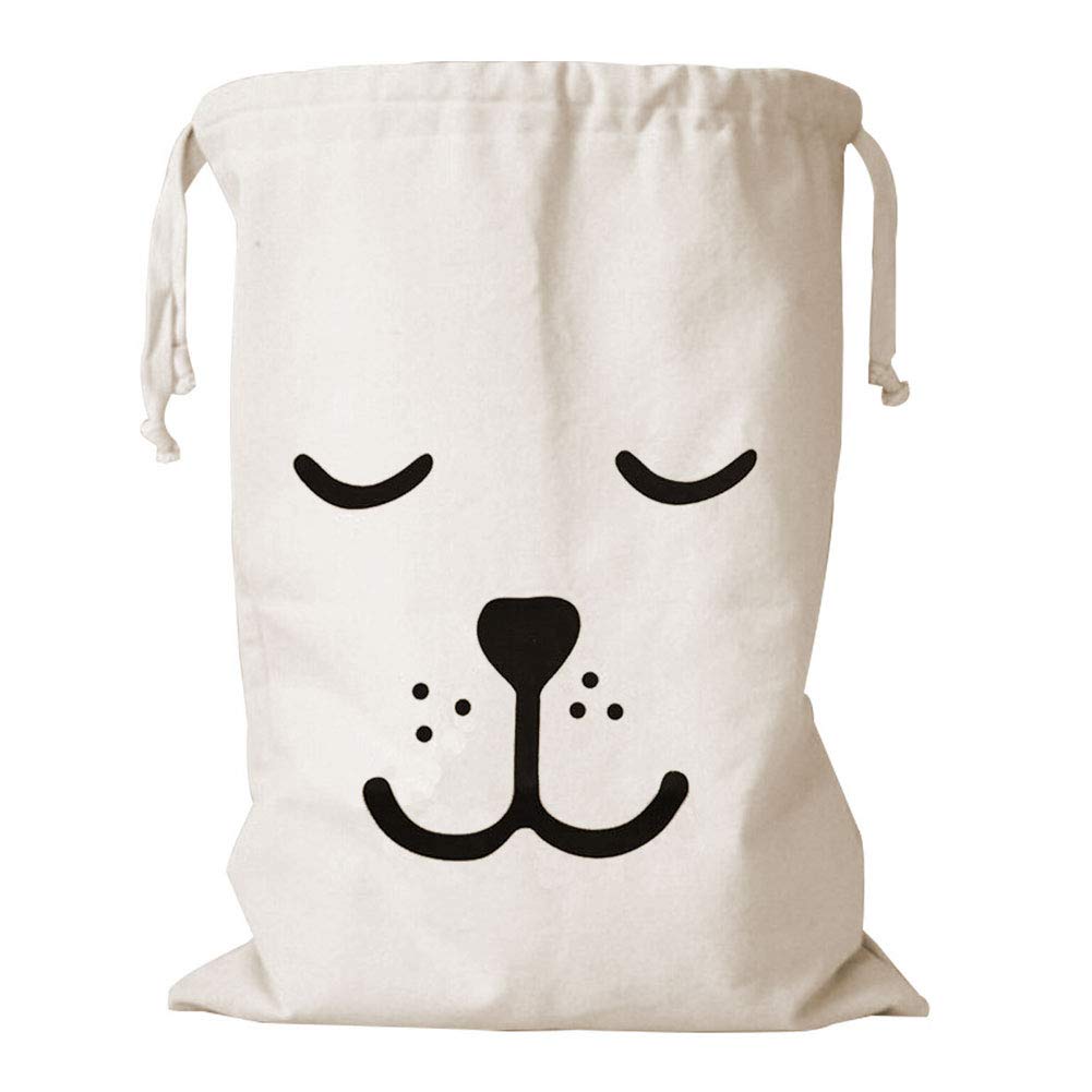 Canvas Duffle Storage Heavy Basket Laundry Bag