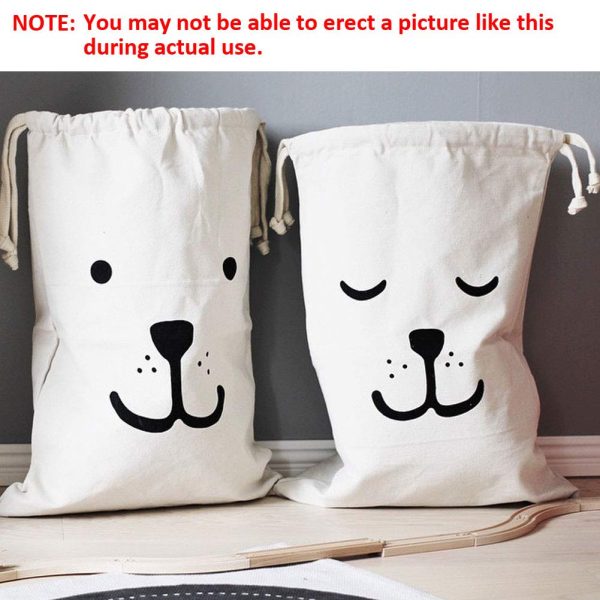 Canvas Duffle Storage Heavy Basket Laundry Bag