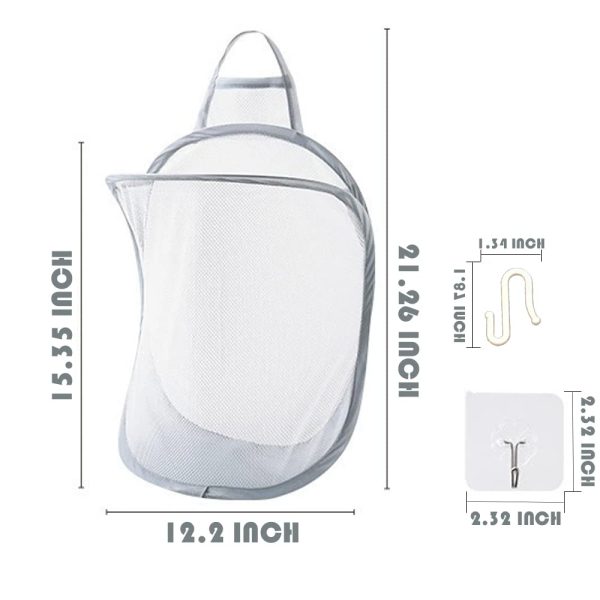 Collapsible Small Wall Laundry Basket