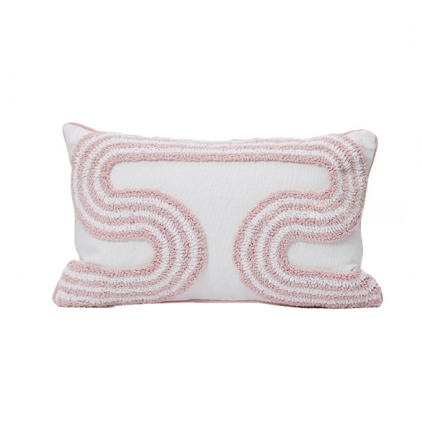 Circle Tufted Pillow Cover - Moroccan Tassel Accent