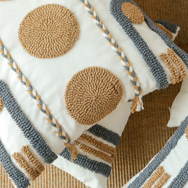 Moroccan Plush Pillow Cover - Textured Velvet