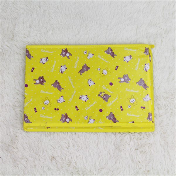 Laminated Non-Woven Fabric Storage Box - Children's Toy Storage with Lid, Student Dormitory Clothing Organizer