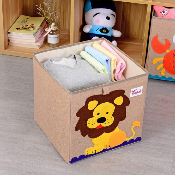 Home Wardrobe Storage Organizer - Baby Clothes, Children's Toy, Foldable Thick Fabric Storage Box