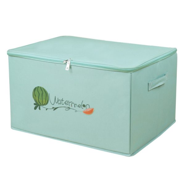 Oxford Fabric Cloth Storage Box with Zipper - Children's Toy Organizer and Car Storage Bin