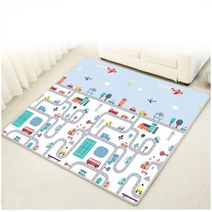 XPE material reel type foldable safe and comfortable baby crawling mat