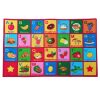 English alphanumeric knowledge wearable non-slip baby crawling mat