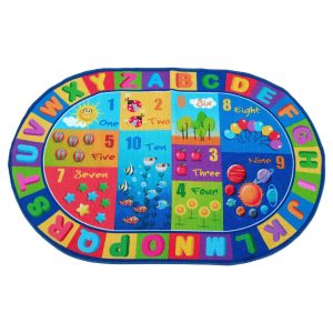 English alphanumeric knowledge wearable non-slip baby crawling mat