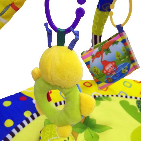 Music Monkey Detachable Gym Frame Toy Baby Crawling Mat