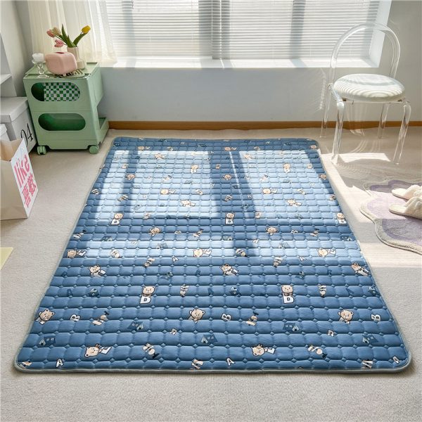 Formaldehyde Free Fluorescent Agent Knitted Cotton Machine Washable Baby Crawling Mat