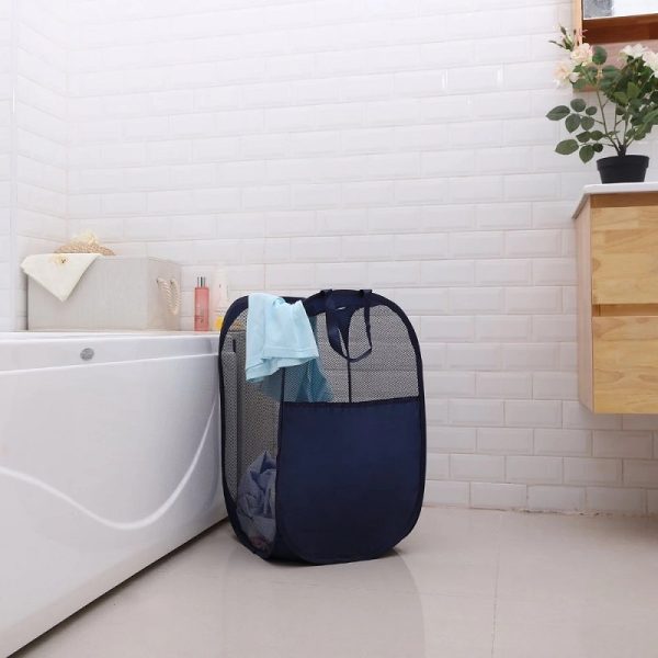 Handy Laundry Mesh Foldable Basket