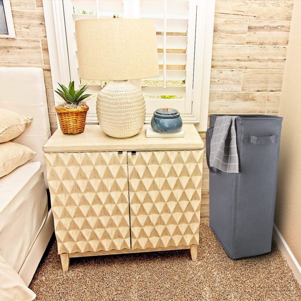 Slim Handles Collapsible Laundry Basket