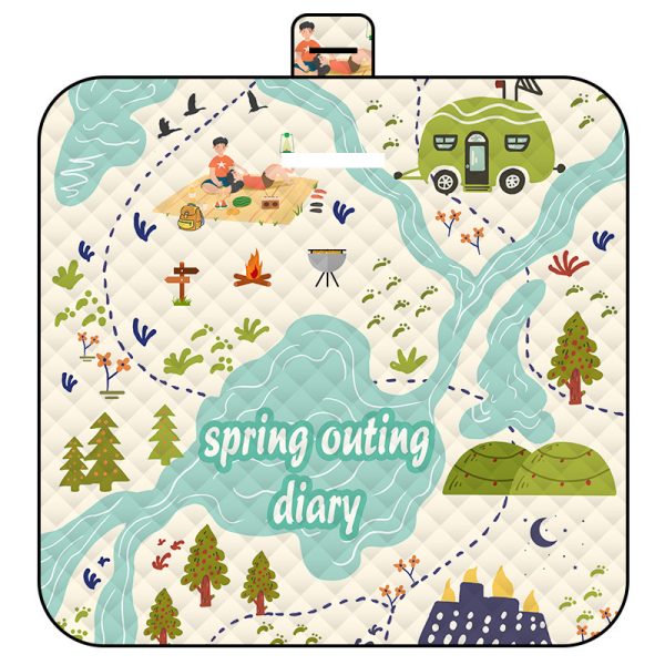 Oxford bottom waterproof and moisture-proof thickened game picnic mat
