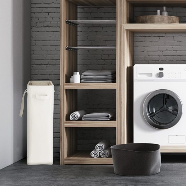 Slim Handles Collapsible Laundry Basket