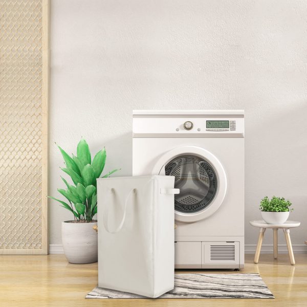Slim Handles Collapsible Laundry Basket