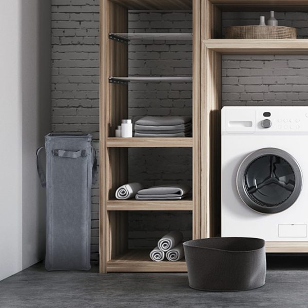 Slim Handles Collapsible Laundry Basket