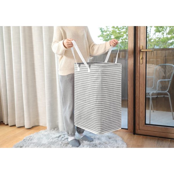 Freestanding Collapsible Large Handle Laundry Basket
