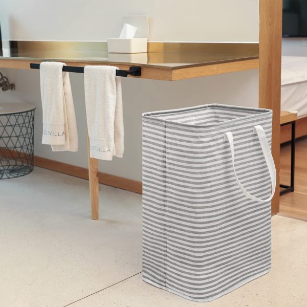 Freestanding Collapsible Large Handle Laundry Basket