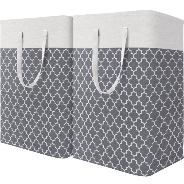 Collapsible Waterproof Long Handles Laundry Basket