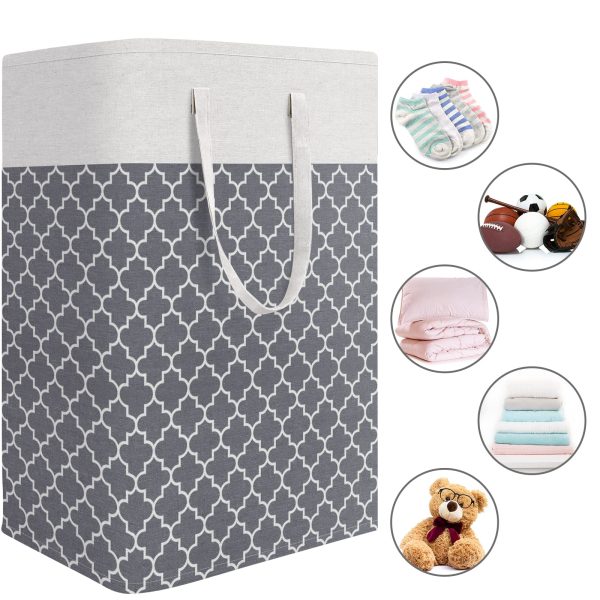 Collapsible Waterproof Long Handles Laundry Basket