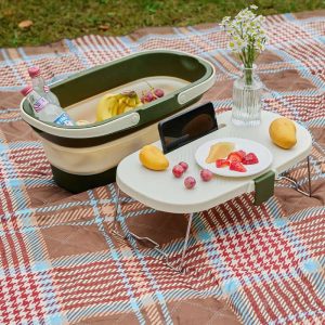 Retro Style Waterproof Moistureproof Portable Picnic Mat