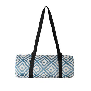 Ins Style Blue Plaid Thick Foldable Waterproof Machine Washable Picnic Mat