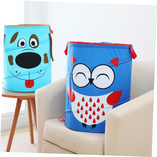 3Pcs Kids Collapsible Dirty Clothes Sundries Storage Laundry Baskets