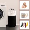 2 Pack Large Tall Collapsible WaterproofDirty Clothes Laundry Baskets