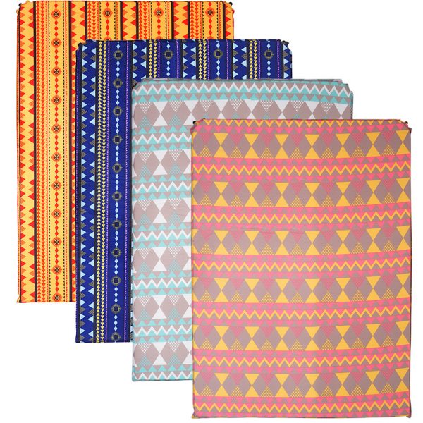 Ethnic style double inflatable cushion double air holes for children's picnic mat