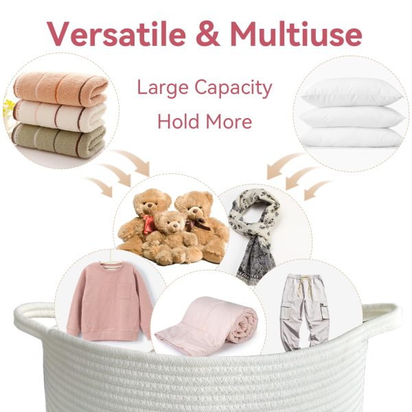 2 Pack Large Collapsible Clothing Storage Laundry Hamper