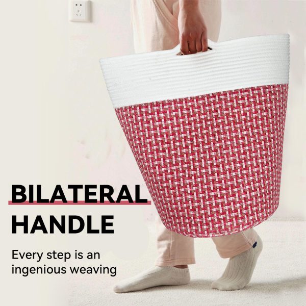 2 Pack Large Collapsible Clothing Storage Laundry Hamper