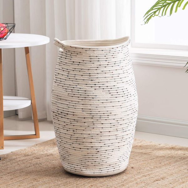 Collapsible Rope Woven Laundry Basket