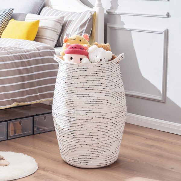 Collapsible Rope Woven Laundry Basket