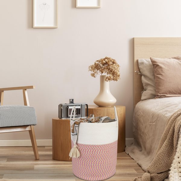 Clothes Woven Storage Laundry Basket