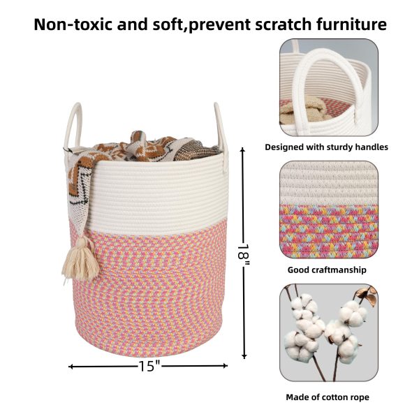 Clothes Woven Storage Laundry Basket