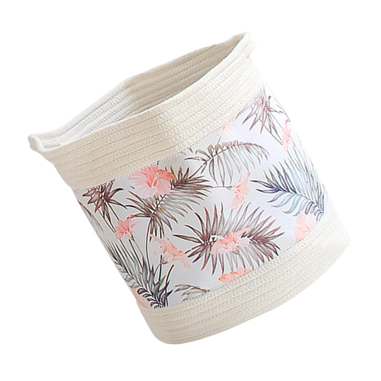 Collapsible Multipurpose Cotton Thread Baby Storage Laundry Basket