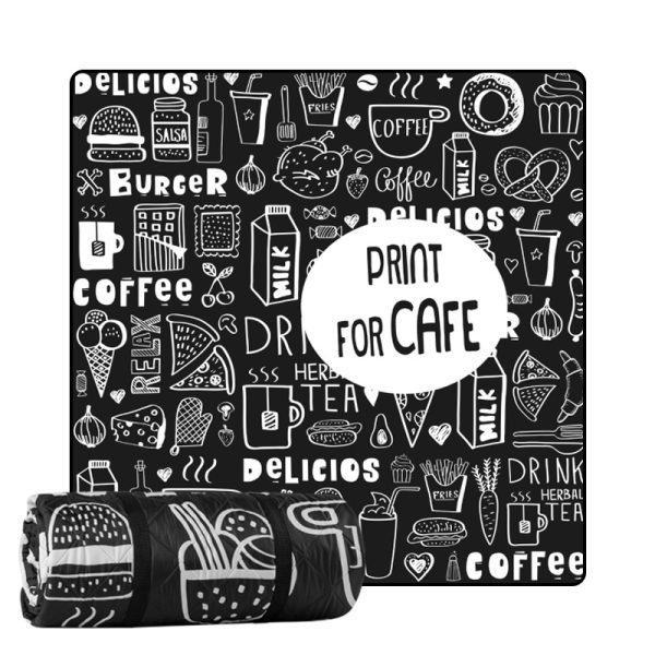 Innocent and cute soft skin-friendly ultrasonic picnic mat