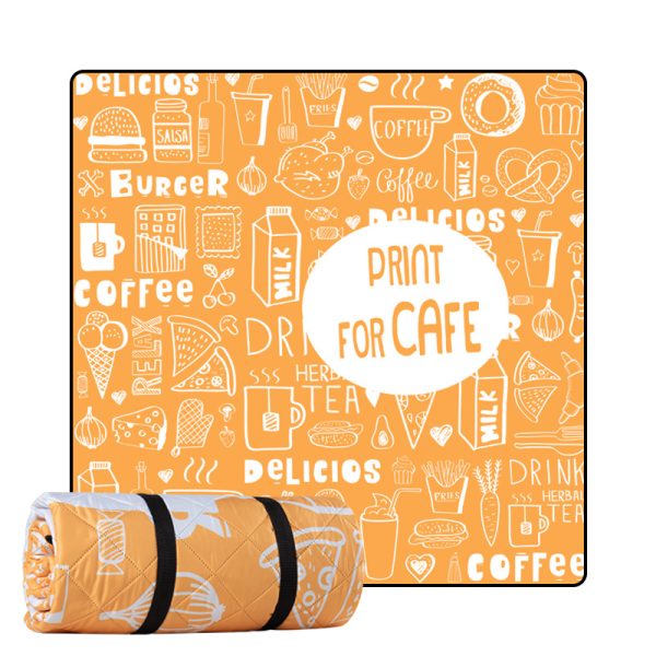 Innocent and cute soft skin-friendly ultrasonic picnic mat
