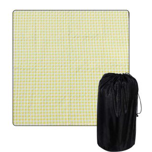 3-layer design thickened waterproof camping mat that does not stick to grass