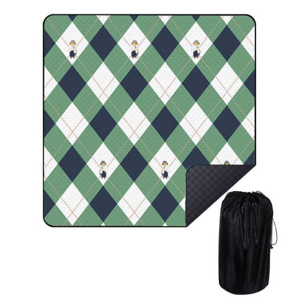 3-layer design thickened waterproof camping mat that does not stick to grass