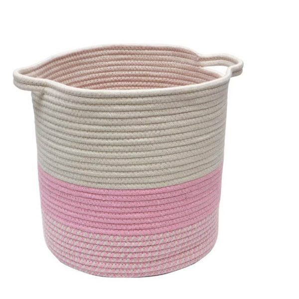 Cotton Rope Dirty Clothes Sundries Handle Laundry Hamper