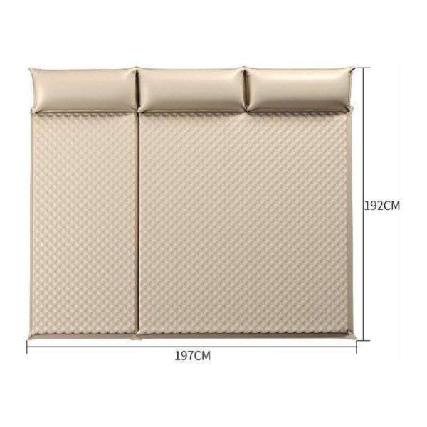 Thickened single/double/three-person automatic inflatable picnic mat for family outings
