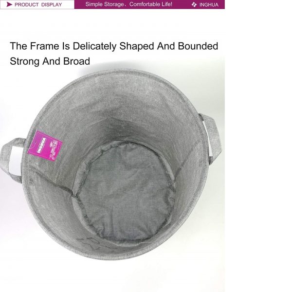 Large Collapsible Lightweight Storage Laundry Basket