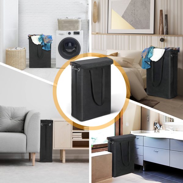 Slim Waterproof Dirty Clothes Laundry Basket