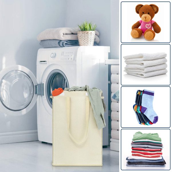 Slim Waterproof Dirty Clothes Laundry Basket