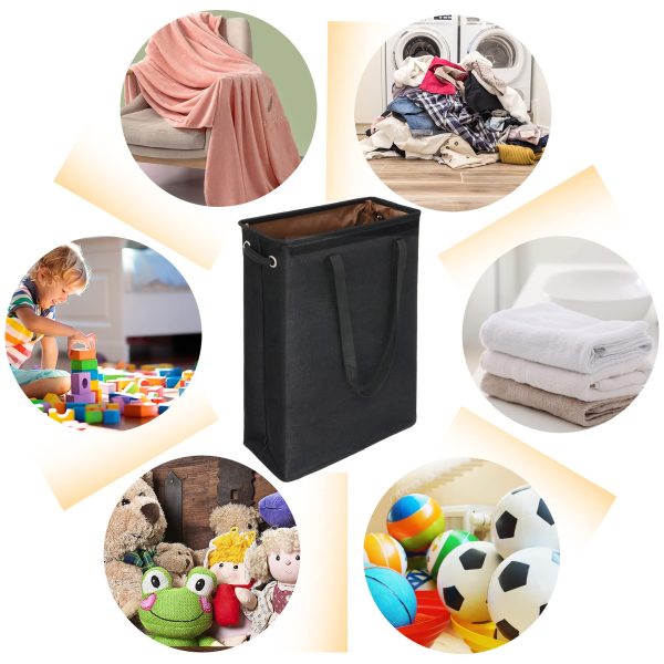 Slim Waterproof Dirty Clothes Laundry Basket