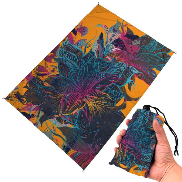 New outdoor color digital printed picnic mat
