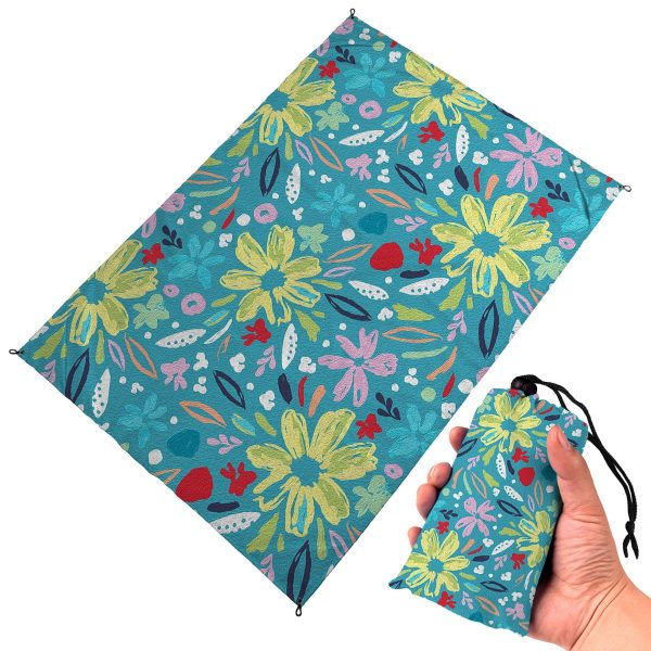 New outdoor color digital printed picnic mat