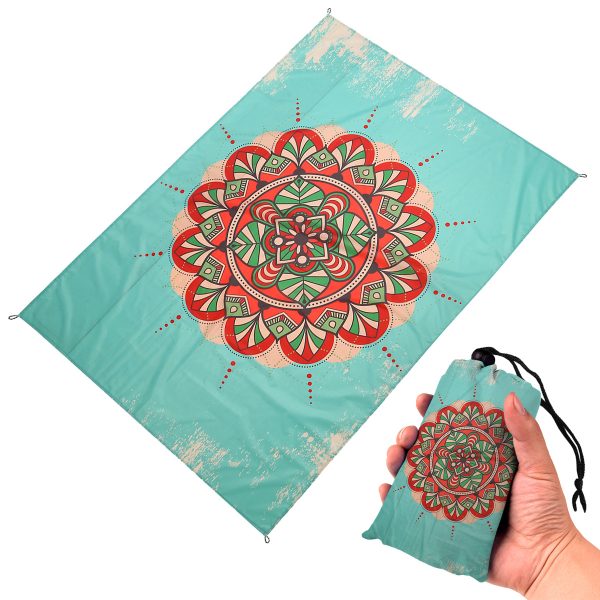 New outdoor color digital printed picnic mat