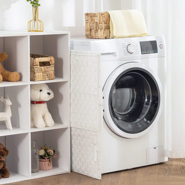 Handwoven Collapsible Removable Storage Laundry Basket