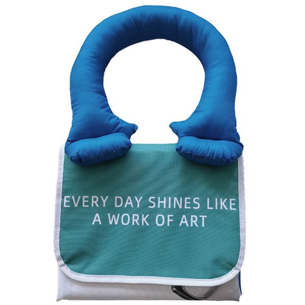 Ins style foldable picnic mat filled cotton handle moisture-proof mat picnic mat